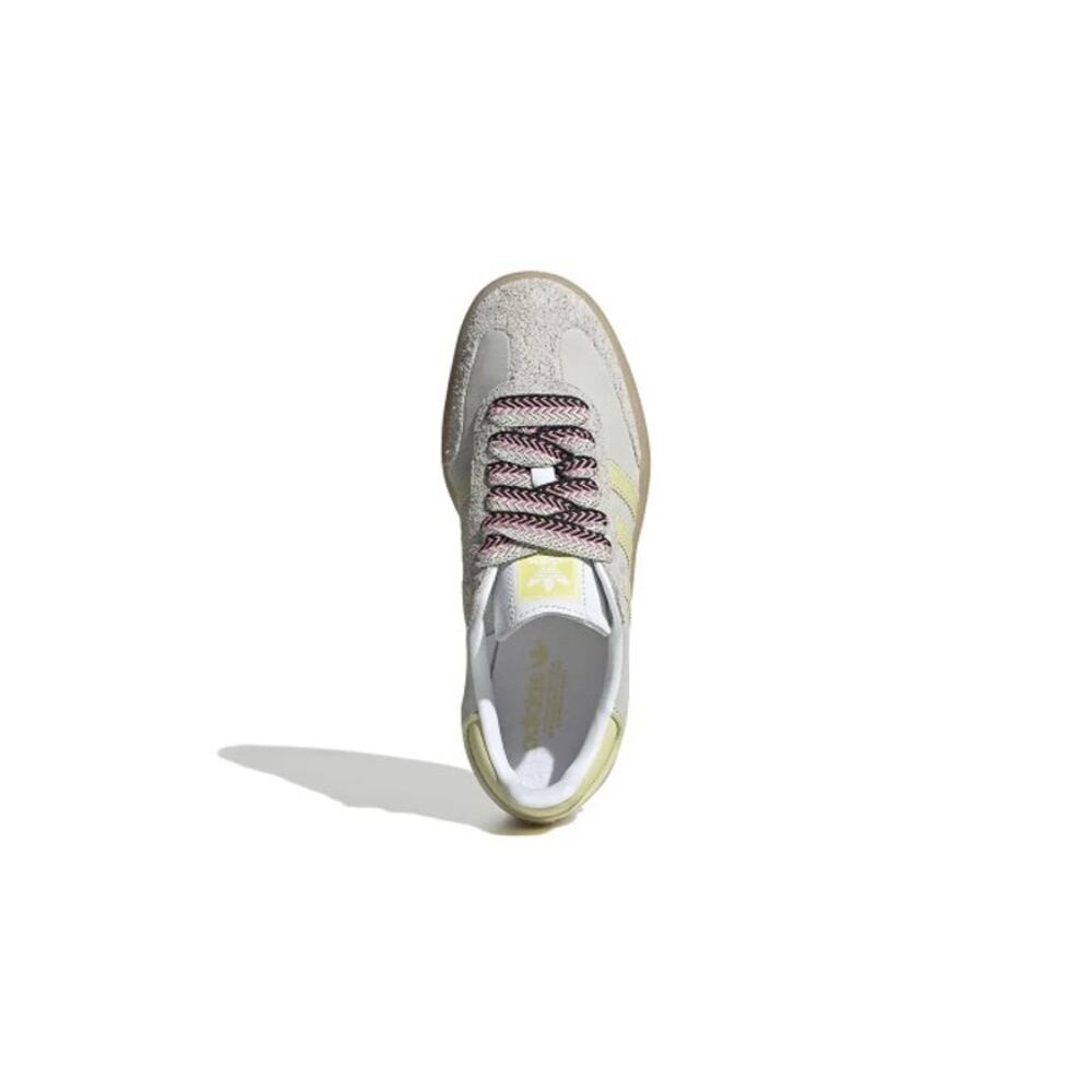 ADIDAS ORIGINALS WOMEN'S 10 SAMBAE OG SNEAKERS GREY BUTTER YELLOW JI2739 NWT - Picture 5 of 7